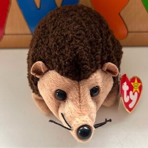 NWT Ty Prickles the Hedgehog Beanie Baby 1998
